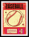 "Retro Baseball Poster"