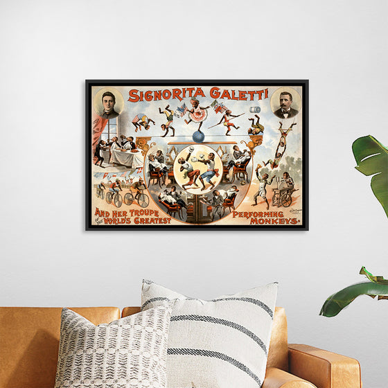 "Signorita Galetti and Her Troupe of the World’s Greatest Performing Monkeys!", Karen Arnold