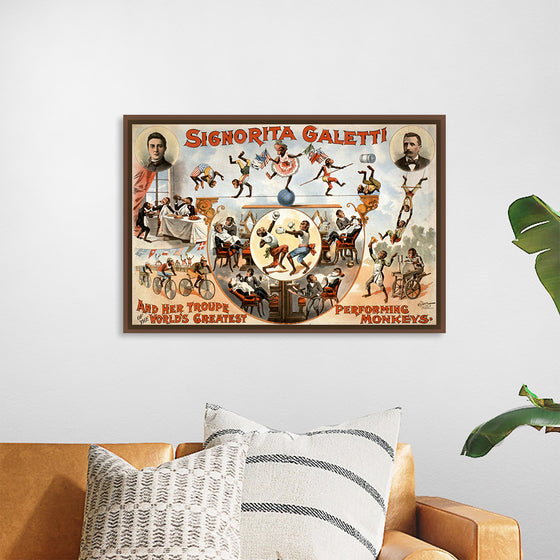 "Signorita Galetti and Her Troupe of the World’s Greatest Performing Monkeys!", Karen Arnold