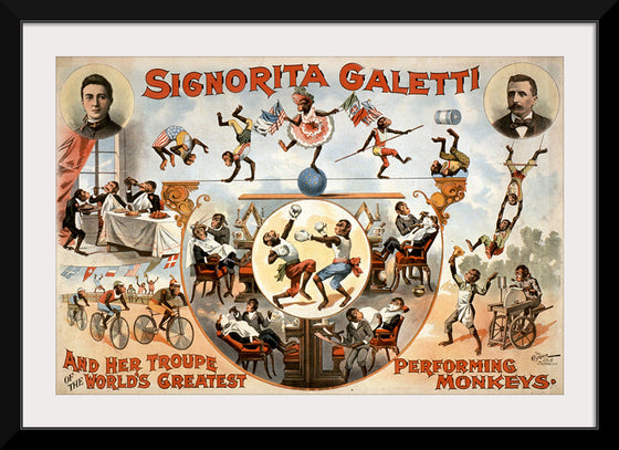 "Signorita Galetti and Her Troupe of the World’s Greatest Performing Monkeys!", Karen Arnold