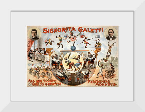 "Signorita Galetti and Her Troupe of the World’s Greatest Performing Monkeys!", Karen Arnold