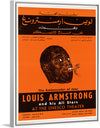 "Louis Armstrong Poster Beirut 1959",  U.S. Information Agency, Bureau of Programs