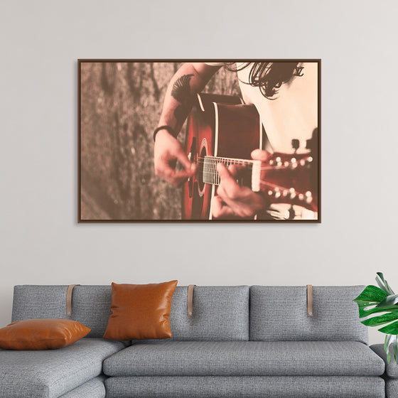 "Man Playing Guitar"