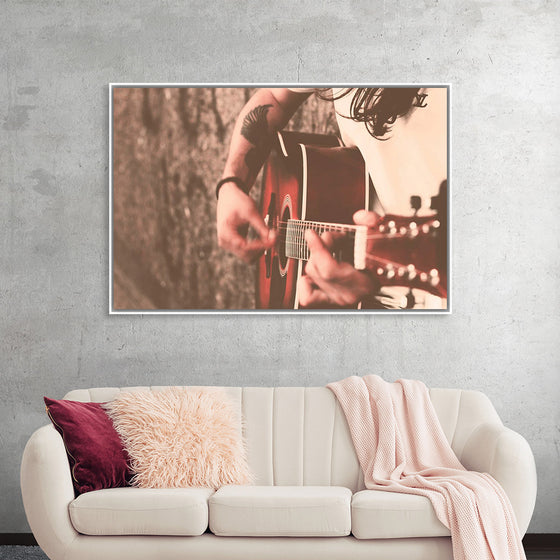 "Man Playing Guitar"