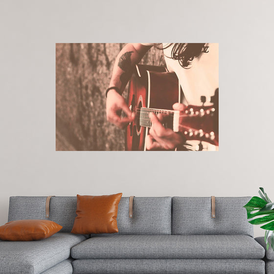 "Man Playing Guitar"