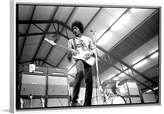 "Popartiest Jimi Hendrix op Hippy Happy beurs voor jongeren in Ahoy", Ary Groeneveld