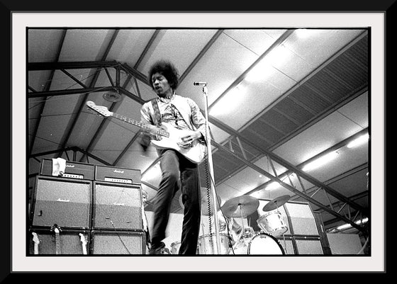 "Popartiest Jimi Hendrix op Hippy Happy beurs voor jongeren in Ahoy", Ary Groeneveld