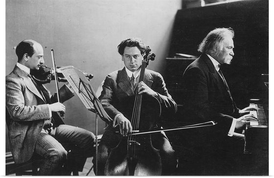 "The Hambourg Trio at the Toronto Arts and Letters Club- Jan, Boris and Professor Michael Hambourg", M.O. Hammond fonds