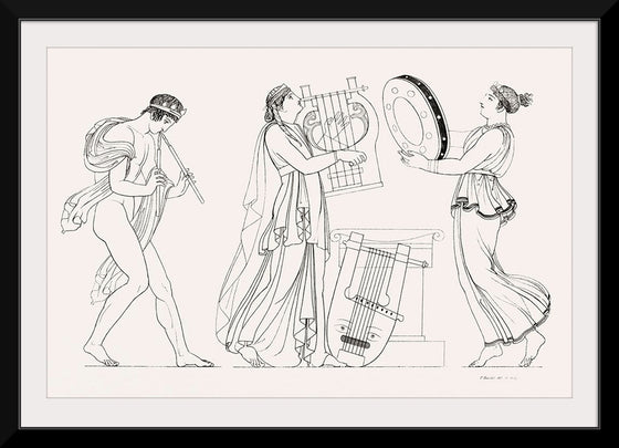 "Grecian musical performers", Thomas Baxter