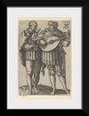 "Two Musicians Playing the Violin and the Lute, from The Small Wedding Dancers", Heinrich Aldegrever