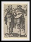 "Two Musicians Playing the Violin and the Lute, from The Small Wedding Dancers", Heinrich Aldegrever