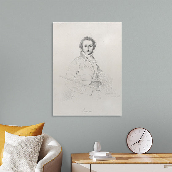 "Niccolò Paganini", Jean Auguste Dominique Ingres