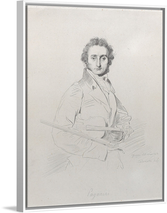 "Niccolò Paganini", Jean Auguste Dominique Ingres