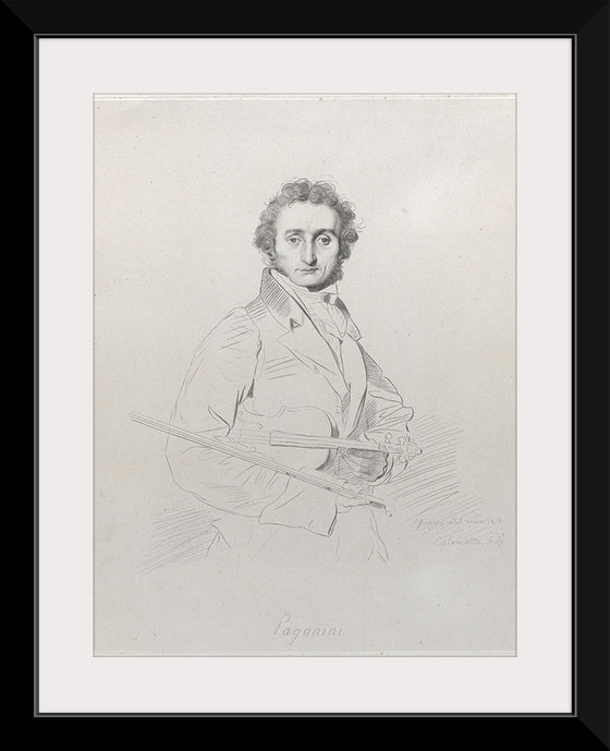 "Niccolò Paganini", Jean Auguste Dominique Ingres