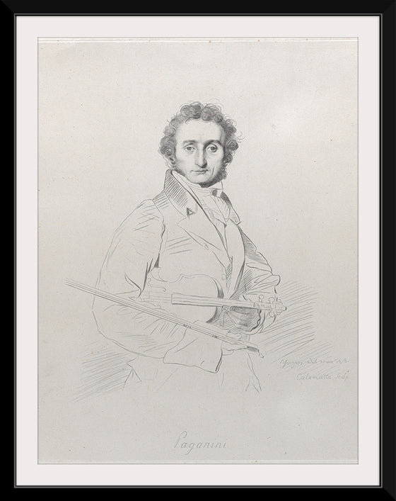 "Niccolò Paganini", Jean Auguste Dominique Ingres