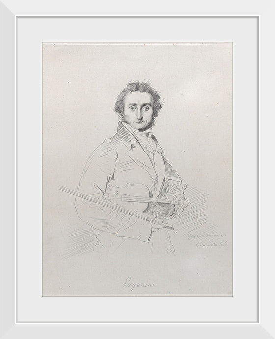 "Niccolò Paganini", Jean Auguste Dominique Ingres