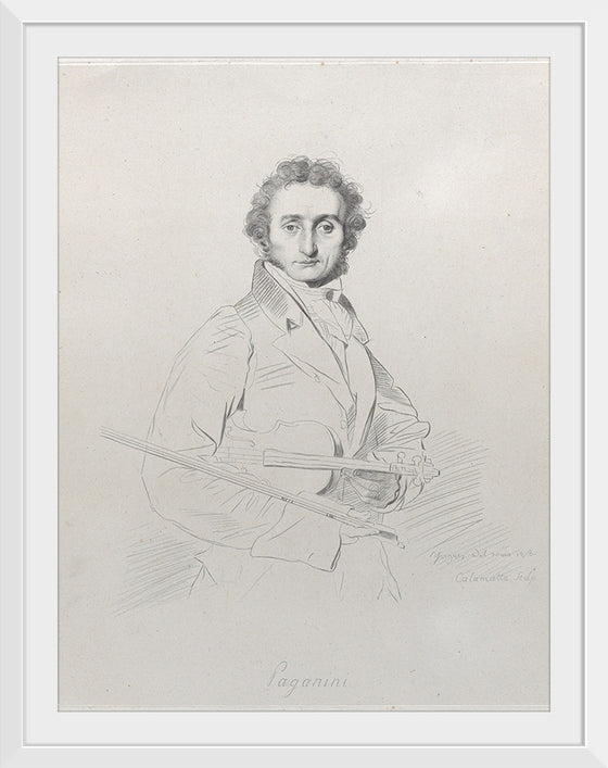 "Niccolò Paganini", Jean Auguste Dominique Ingres