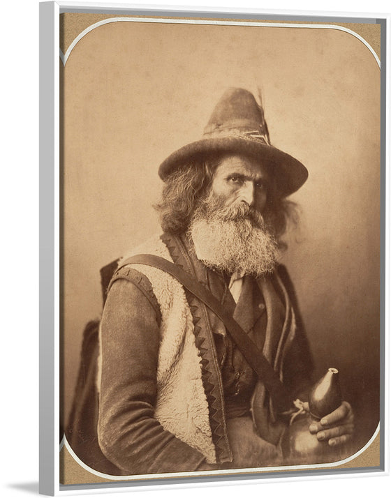 "An Italian Street Musician", Gustave Le Gray