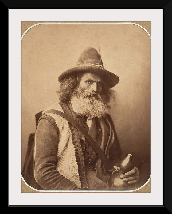 "An Italian Street Musician", Gustave Le Gray