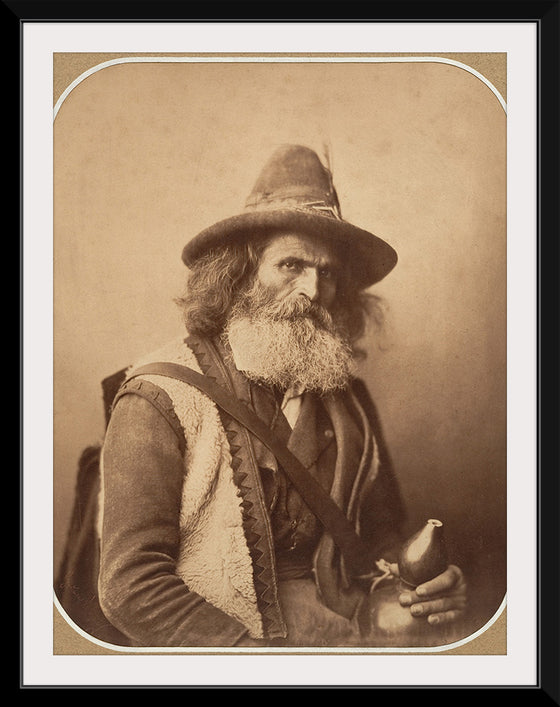 "An Italian Street Musician", Gustave Le Gray