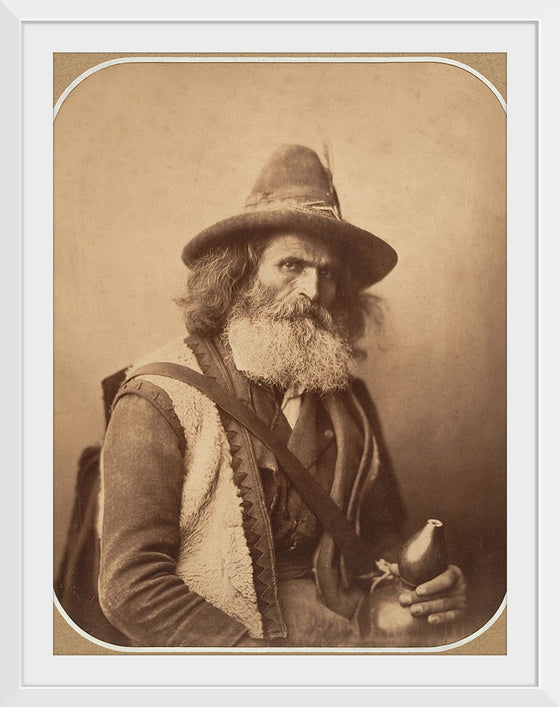 "An Italian Street Musician", Gustave Le Gray