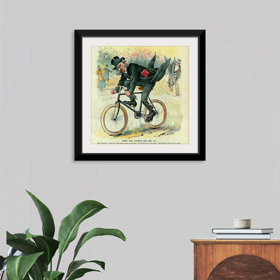 "Cycling Vintage Humour Poster", Karen Arnold