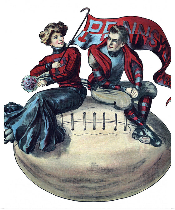 "Vintage College Football Poster (1907)", F Earl Chrity