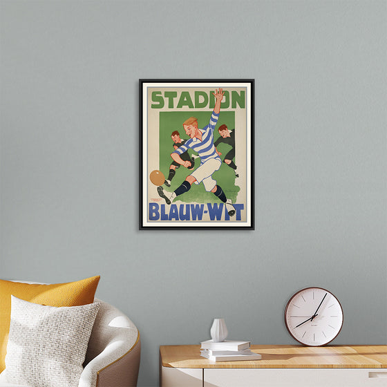 "Vintage Football Poster"