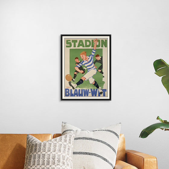 "Vintage Football Poster"