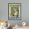 "Vintage Football Poster"