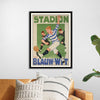 "Vintage Football Poster"