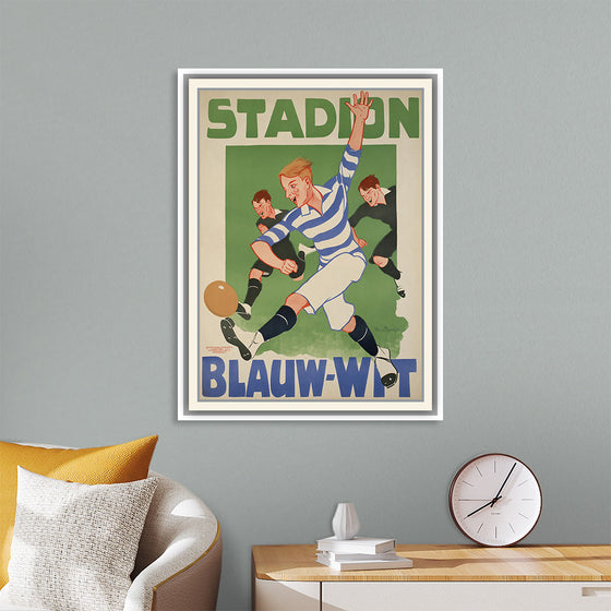 "Vintage Football Poster"