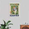 "Vintage Football Poster"