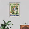 "Vintage Football Poster"