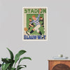 "Vintage Football Poster"