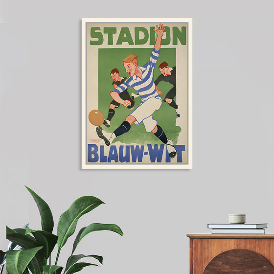 "Vintage Football Poster"