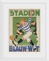 "Vintage Football Poster"