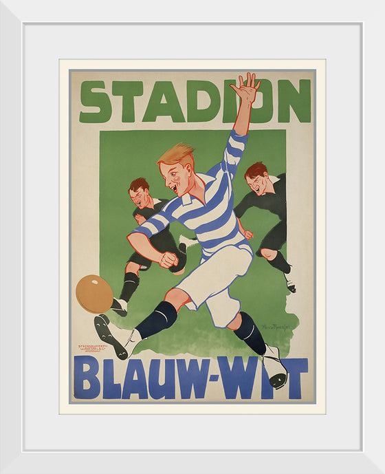 "Vintage Football Poster"