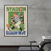 "Vintage Football Poster"