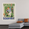 "Vintage Football Poster"