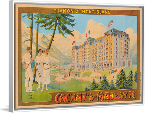 "France, Mont Blanc Travel Poster"