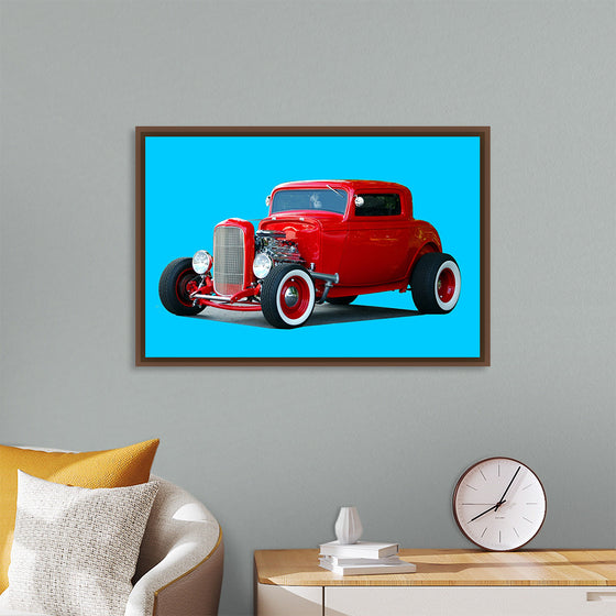 "Customized Hot Rod Car"