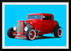 "Customized Hot Rod Car"