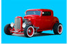 "Customized Hot Rod Car"