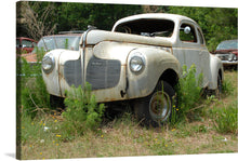  “Junked Cars” is a captivating artwork that captures the enigmatic beauty of vintage automobiles at rest, their once vibrant journeys now silent, enveloped by nature. The artwork features an old, abandoned car with a faded paint job and rusting exterior. The car is surrounded by overgrown grass and weeds, indicating it has been left untouched for a significant amount of time.
