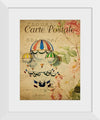 "Hot Air Balloon Vintage Postcard"