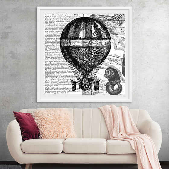 "Vintage Hot Air Balloon", Linnaea Mallette
