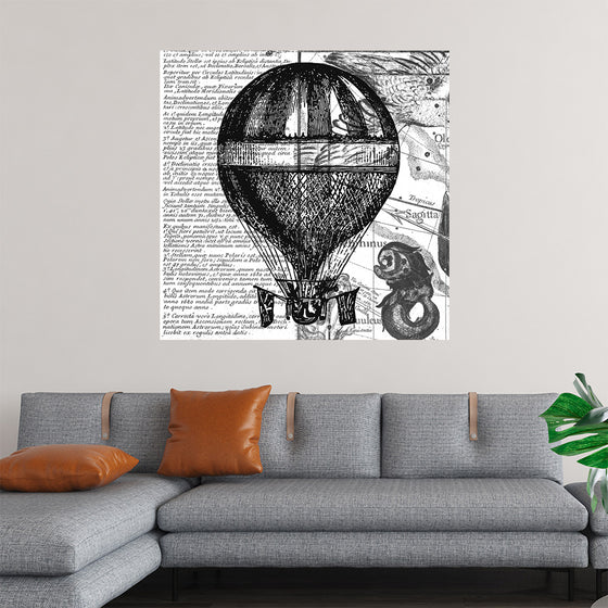 "Vintage Hot Air Balloon", Linnaea Mallette