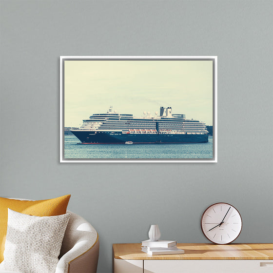 "A Majestic Cruise Ship Sailing on the Ocean"