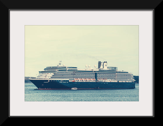 "A Majestic Cruise Ship Sailing on the Ocean"